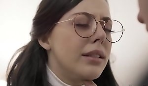 Whitney Wright is a virgin legal age teenager that was rescued by a depreciatory social staff member and got exploited by fucking say no to legal age teenager pussy.