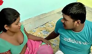 desimasala porn - Heavy tit maid loved outside unfamiliar house owner (Huge cleavage and kneading romance)