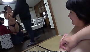 Real Japanese wife interchanging with help from MILF JAV star
