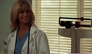 Sexy Mr Big blonde lesbos Serene Siren, Verronica Kirei make out in the doctors office nad love it