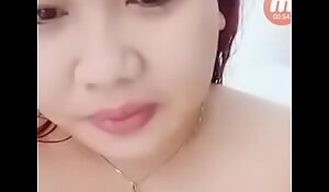 Live Indonesian girl rail against and Bit Fat Boobs