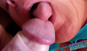 My wife loves to swallow