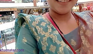 Sangeeta Goes To A Pass in review Unisex Toilet And Gets Horny While Pissing And Farting (Telugu Audio)