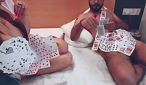 King and Queen wearing card dress, played card and playing ended by fucking sucking moaning. Tina Nandy and Rahul