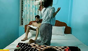 Indian young boy bonking hard room service hotel girl at Mumbai! Indian hotel sex