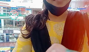 Profane Telugu audio of hot Sangeeta's second  visit to mall's washroom,  this time for shaving her pussy