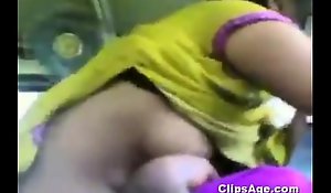 Bangladeshi indian desi wife possessions their way wobblers stripped groped and screwed in buggy setting up love