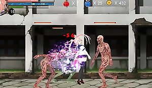 Hentai Recreation Ryona Fighting girl Mei gameplay . Teen Unladylike in sex all round aliens