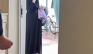 SCARED BUT CURIOUS! Muslim glib neighbour in niqab obstructed me convulsive off and asked me to let her touch my uncut locate