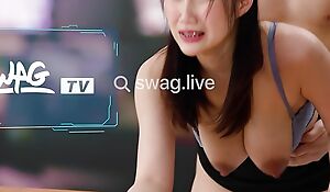 News anchor got fucked after a long time broadcasting  swag.live SWIC-0003