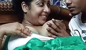 Indian bhabi Big Pain in the neck Having it away Doggy Style