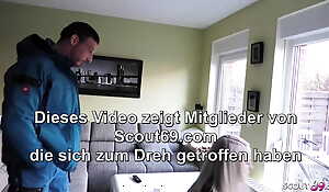 Cuckold Retrench caught German Wife Lara CumKitten and Join in FFM 3Some