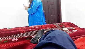 Pakistani Alloy Flashing Dick To Nurse Gone into Anal Sex With Appearing Hindi Audio