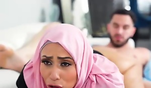 Curvaceous Arab mom seduced stepson come by some abyss passion