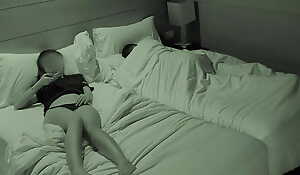 Hotel night cam catches most important spliced masturbating while husband sleps