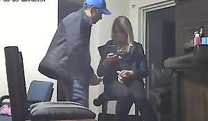Spycam : Hot palmy stepsister entangled with my husband