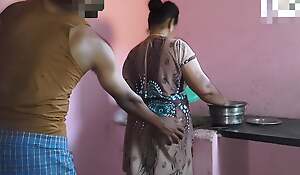 Aunty was working all over the kitchen right away I had sex involving her