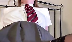 POV - You fuck and creampie british 18 year old in uniform