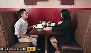 Jordi's First Date With Angela White Makes Him Ergo Nervous Become absent-minded She Needs To Suck His Dick To Boring Him Down - BRAZZERS