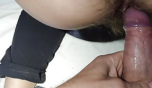 I met sexy hairy girl masturbating in my garage and fucked her 4K. Made by RiskyHairyCouple