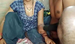 Bengali Bhabhi, wearing a maxi, pressed her boobs time after time and vanished the itch of her pussy.