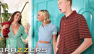 BRAZZERS - Hot MILF Cherie Deville Wants To Share Completeness With Her Stepdaughter Chloe Temple, Including Her Bf