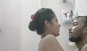 Hardcore guestimated Sexual connection in bathroom with lover