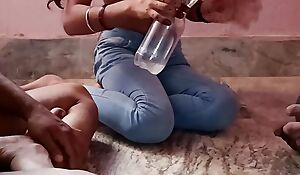 Fucking public limited company step sister after losing in bottle flip game desi real threesome sex film over