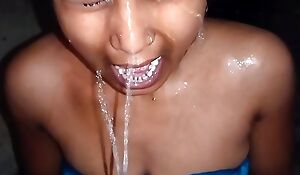 Piss all over mouth bhabhi piss drink