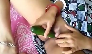 XXX indian bengali boudi masturbating back cucumber