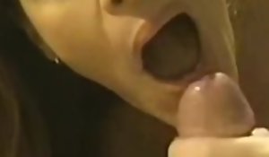 Mature arrhythmic big weasel words of male, doing blowjob until male cums in her mouth