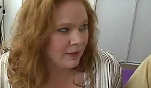 Big Titted Plumper Redhead Roze Gets Her Fat Quim Drilled