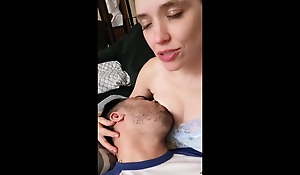 Wife acquires double orgasm from breastfeeding will not hear of husband!