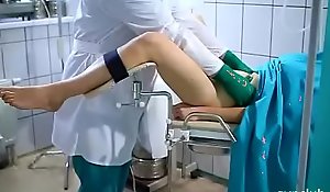 hard gynecological examination for a young patient(37)