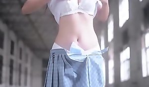 College girl show her sexy diet in uniform - sex movie asiansistersex xxx video/