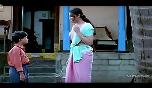 Meena Scenes Back at hand Back - Telugu Clips - Sri Balaji Video