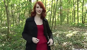 Red haired bitch to erotic, lacy lingerie, Alex had steamy sex witht wo of her friends