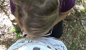 Booty Young Steady old-fashioned Blowjob and Fuck in Forest!