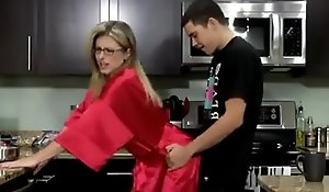 Cory follow in sexy stepmom takes sons spacious penis