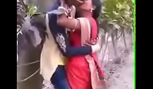 Boyfriend Girlfriend giving a kiss
