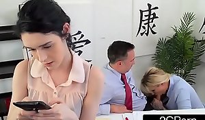 Busty office milf ryan conner receives screwed yon chum around with annoy gazoo