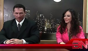 Brazzerssex xxx video - large wobblers at work - fuck be passed on news scene starring ariella ferrera, nikki sexx and john str