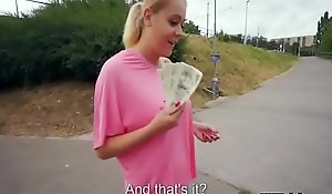 Public Pickup orn To Amateur Down in the mouth Legal age teenager Slut 27
