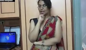 Horny lily giving indian pornography lesson not far from young students