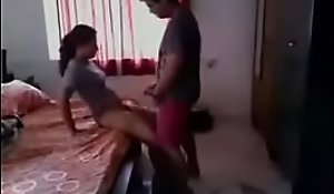 Indian brother and sister having quickie lovemaking while parents are away