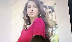 Nora Fatehi Cum Tribute, Soft-cover Yours Too Email Or Kik Me