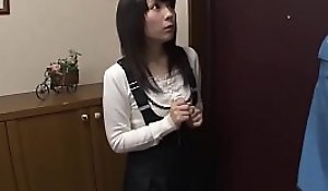Cute Japanese Teen Fucked Away from Older Man