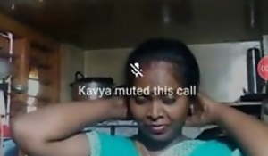 Tamil bhangi showing unadorned body on video call