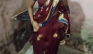 Indian doll in a saree has quick sex with devar