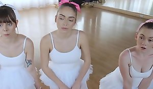 Three Ballerinas Fucked By Tutor